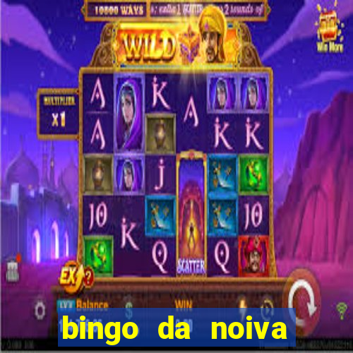 bingo da noiva para imprimir